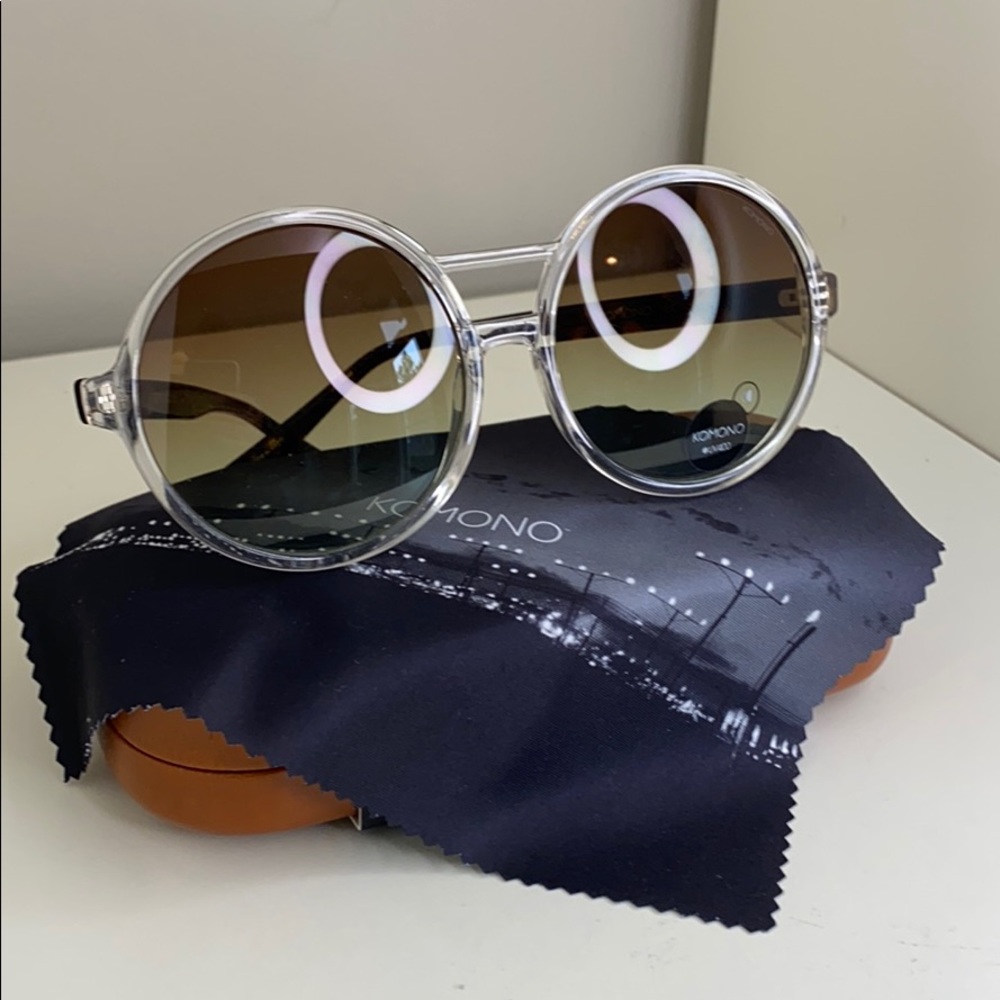 Komono Sunglasses Coco Clear New round oversized - Picture 5 of 16